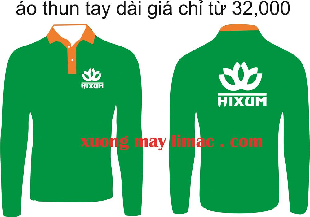 xưởng may áo thun tay dài